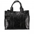 Handtasche Laminato Schwarz, Farbe: schwarz, Marke: Hausfelder Manufaktur, EAN: 4065646024663, Abmessungen in cm: 32.5x24.5x14, Bild 1 von 7