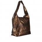 Beuteltasche Leoprint Braun, Farbe: braun, Marke: Hausfelder Manufaktur, EAN: 4065646024717, Abmessungen in cm: 33.5x32x16, Bild 2 von 5