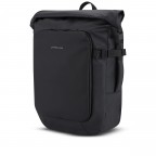 Rucksack Lisbon All Black, Farbe: schwarz, Marke: Kapten & Son, EAN: 4251145252656, Abmessungen in cm: 33x45x21, Bild 3 von 12
