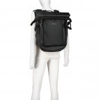 Rucksack Lisbon All Black, Farbe: schwarz, Marke: Kapten & Son, EAN: 4251145252656, Abmessungen in cm: 33x45x21, Bild 6 von 12