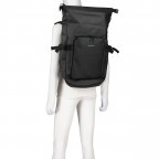 Rucksack Lisbon All Black, Farbe: schwarz, Marke: Kapten & Son, EAN: 4251145252656, Abmessungen in cm: 33x45x21, Bild 7 von 12