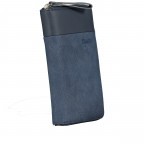 Geldbörse Eva Wallet EV2 Nubuk Blue, Farbe: blau/petrol, Marke: Zwei, EAN: 4250257933729, Abmessungen in cm: 19x11x3, Bild 2 von 4