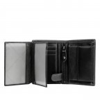 Geldbörse Hazel mit RFID-Schutz Black, Farbe: schwarz, Marke: The Chesterfield Brand, EAN: 8719241028767, Abmessungen in cm: 9x13x1, Bild 5 von 5