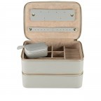 Schmucketui Aurora L Hellgrau, Farbe: grau, Marke: Windrose, EAN: 4006047397475, Abmessungen in cm: 21.5x13x14, Bild 1 von 2