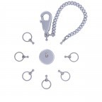 Schlüsselanhänger Patent Chain mit Kette Silber, Farbe: metallic, Marke: Troika, EAN: 4024023117114, Abmessungen in cm: 2.5x13x0.9, Bild 4 von 6