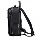 Rucksack Finix mit Laptopfach 13" Nero, Farbe: schwarz, Marke: Valentino Bags, EAN: 8054942656018, Abmessungen in cm: 30x39x17, Bild 3 von 6