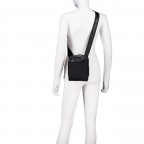 Umhängetasche Finix Nero, Farbe: schwarz, Marke: Valentino Bags, EAN: 8054942656032, Abmessungen in cm: 15.5x20.5x4, Bild 5 von 6