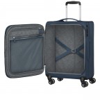 Koffer Aerospin Spinner 55 Expandable Indigo, Farbe: blau/petrol, Marke: American Tourister, EAN: 5400520303998, Abmessungen in cm: 40x55x20, Bild 8 von 16