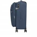 Koffer Aerospin Spinner 55 Expandable Indigo, Farbe: blau/petrol, Marke: American Tourister, EAN: 5400520303998, Abmessungen in cm: 40x55x20, Bild 4 von 16