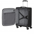 Koffer Aerospin Spinner 55 Expandable Black, Farbe: schwarz, Marke: American Tourister, EAN: 5400520303981, Abmessungen in cm: 40x55x20, Bild 8 von 16