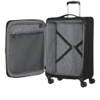 Koffer Aerospin Spinner 69 Expandable Black, Farbe: schwarz, Marke: American Tourister, EAN: 5400520304018, Abmessungen in cm: 43.5x69x27, Bild 8 von 15