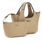 Handtasche Helina mit herausnehmbarer Tasche Beige, Farbe: beige, Marke: Guess, EAN: 0190231934448, Abmessungen in cm: 16.5x16.5x8.8, Bild 2 von 9