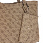 Shopper Brenton 4G-Logo Bag in Bag Latte, Farbe: cognac, Marke: Guess, EAN: 0190231950059, Abmessungen in cm: 36x28x13, Bild 7 von 7