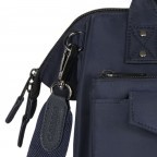 Umhängetasche Crossbody Nara mit austauschbarer Fronttasche Dunkelblau, Farbe: blau/petrol, Marke: Cabaia, EAN: 3667022013943, Abmessungen in cm: 26x20x11, Bild 8 von 8