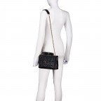 Umhängetasche Edita Black, Farbe: schwarz, Marke: Guess, EAN: 0190231936275, Abmessungen in cm: 24x17x7, Bild 6 von 8