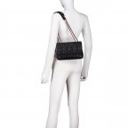 Umhängetasche Edita Black, Farbe: schwarz, Marke: Guess, EAN: 0190231936275, Abmessungen in cm: 24x17x7, Bild 5 von 8