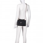Umhängetasche Edita Black, Farbe: schwarz, Marke: Guess, EAN: 0190231936275, Abmessungen in cm: 24x17x7, Bild 7 von 8