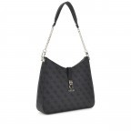Beuteltasche Zamira 4G-Logo Coal, Farbe: anthrazit, Marke: Guess, EAN: 0190231931942, Abmessungen in cm: 30x26x8, Bild 2 von 5