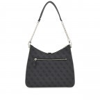 Beuteltasche Zamira 4G-Logo Coal, Farbe: anthrazit, Marke: Guess, EAN: 0190231931942, Abmessungen in cm: 30x26x8, Bild 3 von 5