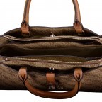 Handtasche Zamira 4G-Logo Latte, Farbe: cognac, Marke: Guess, EAN: 0190231932000, Abmessungen in cm: 34x22x11.5, Bild 7 von 7