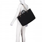 Shopper Giully mit herausnehmbarer Tasche Black, Farbe: schwarz, Marke: Guess, EAN: 0190231937258, Abmessungen in cm: 39x31x17.5, Bild 6 von 8