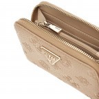 Geldbörse Cresidia 4G-Logo Peony Beige, Farbe: beige, Marke: Guess, EAN: 0190231932642, Abmessungen in cm: 14x9.5x2.5, Bild 3 von 3
