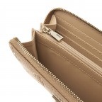 Geldbörse Cresidia mit Griffschlaufe Beige, Farbe: beige, Marke: Guess, EAN: 0190231932673, Abmessungen in cm: 20.5x10x3, Bild 4 von 4