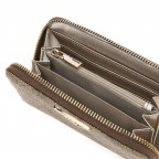 Geldbörse Laurel 4G-Logo Latte, Farbe: cognac, Marke: Guess, EAN: 0190231881711, Abmessungen in cm: 14.2x9.5x2.3, Bild 3 von 3