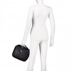 Kulturbeutel Wilder Travel 4G-Logo Peony Black, Farbe: schwarz, Marke: Guess, EAN: 0190231933991, Abmessungen in cm: 26.5x22.5x9.5, Bild 3 von 5