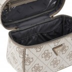 Kosmetikkoffer Berta 4G-Logo Dark Taupe, Farbe: taupe/khaki, Marke: Guess, EAN: 0190231934271, Abmessungen in cm: 26x18x12.5, Bild 4 von 4