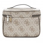 Kosmetikkoffer Berta 4G-Logo Dark Taupe, Farbe: taupe/khaki, Marke: Guess, EAN: 0190231934271, Abmessungen in cm: 26x18x12.5, Bild 2 von 4