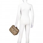 Kosmetikkoffer Berta 4G-Logo Latte Brown, Farbe: cognac, Marke: Guess, EAN: 0190231944348, Abmessungen in cm: 26x18x12.5, Bild 3 von 4