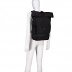 Rucksack Eco Series Kyle erweiterbar Black, Farbe: schwarz, Marke: Johnny Urban, EAN: 4260759424281, Abmessungen in cm: 31x45x14, Bild 10 von 17