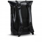 Rucksack Ashton mit Rolltop Black, Farbe: schwarz, Marke: Johnny Urban, EAN: 4260759424090, Abmessungen in cm: 30x46x18, Bild 4 von 16