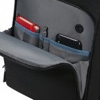 Rucksack Evosight mit Laptopfach 17.3 Zoll Black, Farbe: schwarz, Marke: Samsonite, EAN: 5400520303783, Abmessungen in cm: 32x46x20, Bild 8 von 9