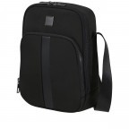 Umhängetasche Sacksquare M Black, Farbe: schwarz, Marke: Samsonite, EAN: 5400520203083, Abmessungen in cm: 19x24x5.5, Bild 2 von 7