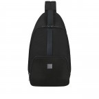 Umhängetasche Sacksquare Sling Bag Black, Farbe: schwarz, Marke: Samsonite, EAN: 5400520203106, Abmessungen in cm: 20x37x9.5, Bild 1 von 10