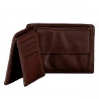 Geldbörse Anchor-Love Lorenzo SL-14531 Chocolate Brown, Farbe: braun, Marke: Harbour 2nd, EAN: 4046478083356, Abmessungen in cm: 12.5x9.7x2.5, Bild 4 von 5