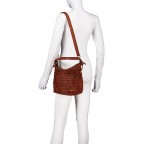 Beuteltasche Fashion-Lights Mira FL-13304 COGNAC/Charming Cognac, Farbe: cognac, Marke: Harbour 2nd, EAN: 4046478084704, Abmessungen in cm: 23x23x12, Bild 6 von 8