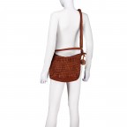 Beuteltasche Fashion-Lights Mira FL-13304 COGNAC/Charming Cognac, Farbe: cognac, Marke: Harbour 2nd, EAN: 4046478084704, Abmessungen in cm: 23x23x12, Bild 7 von 8