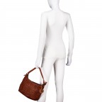 Beuteltasche Fashion-Lights Mira FL-13304 COGNAC/Charming Cognac, Farbe: cognac, Marke: Harbour 2nd, EAN: 4046478084704, Abmessungen in cm: 23x23x12, Bild 4 von 8