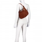 Beuteltasche Fashion-Lights Mira FL-13304 COGNAC/Charming Cognac, Farbe: cognac, Marke: Harbour 2nd, EAN: 4046478084704, Abmessungen in cm: 23x23x12, Bild 5 von 8
