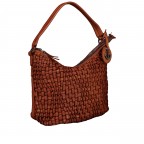 Beuteltasche Fashion-Lights Mira FL-13304 COGNAC/Charming Cognac, Farbe: cognac, Marke: Harbour 2nd, EAN: 4046478084704, Abmessungen in cm: 23x23x12, Bild 2 von 8