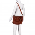 Handtasche Fashion-Lights Leona FL-13305 Charming Cognac, Farbe: cognac, Marke: Harbour 2nd, EAN: 4046478084711, Abmessungen in cm: 29x25.5x11, Bild 6 von 8