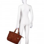 Handtasche Fashion-Lights Leona FL-13305 Charming Cognac, Farbe: cognac, Marke: Harbour 2nd, EAN: 4046478084711, Abmessungen in cm: 29x25.5x11, Bild 4 von 8