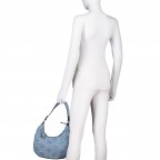 Beuteltasche Fabienne Blue, Farbe: blau/petrol, Marke: Tamaris, EAN: 4063512131040, Abmessungen in cm: 30x26x9, Bild 4 von 9
