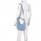 Beuteltasche Fabienne Blue, Farbe: blau/petrol, Marke: Tamaris, EAN: 4063512131040, Abmessungen in cm: 30x26x9, Bild 6 von 9