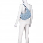 Beuteltasche Fabienne Blue, Farbe: blau/petrol, Marke: Tamaris, EAN: 4063512131040, Abmessungen in cm: 30x26x9, Bild 5 von 9