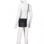 Umhängetasche Lugano 472 Schwarz, Farbe: schwarz, Marke: Flanigan, EAN: 4066727007988, Abmessungen in cm: 23x23x8.5, Bild 5 von 7