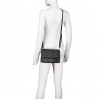 Umhängetasche Lugano 473 Schwarz, Farbe: schwarz, Marke: Flanigan, EAN: 4066727008008, Abmessungen in cm: 23.5x16x7, Bild 7 von 9